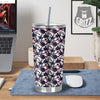 Glitch Effect Print Pattern Tumbler-grizzshop