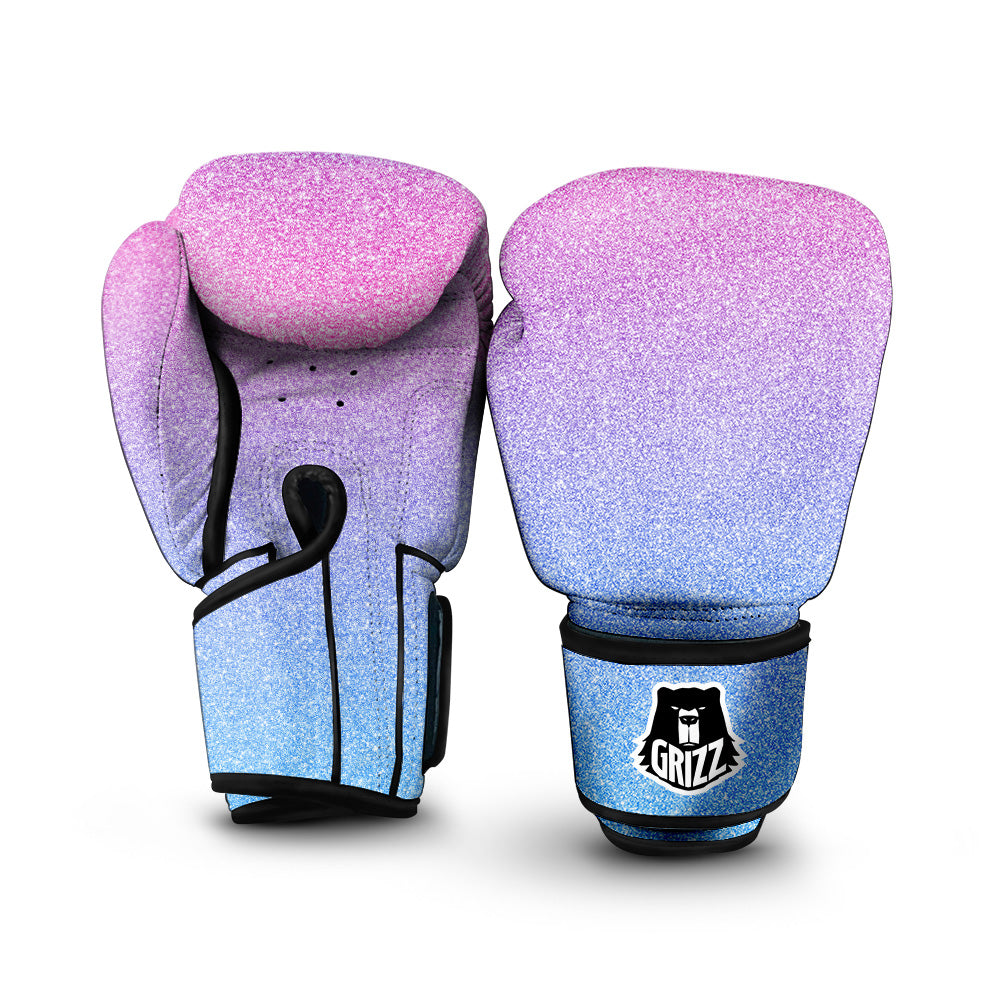 Glitter Artwork Pastel Print Pattern Boxing Gloves-grizzshop