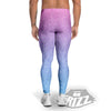 Glitter Artwork Pastel Print Pattern Men's Leggings-grizzshop