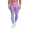 Glitter Artwork Pastel Print Pattern Men's Leggings-grizzshop