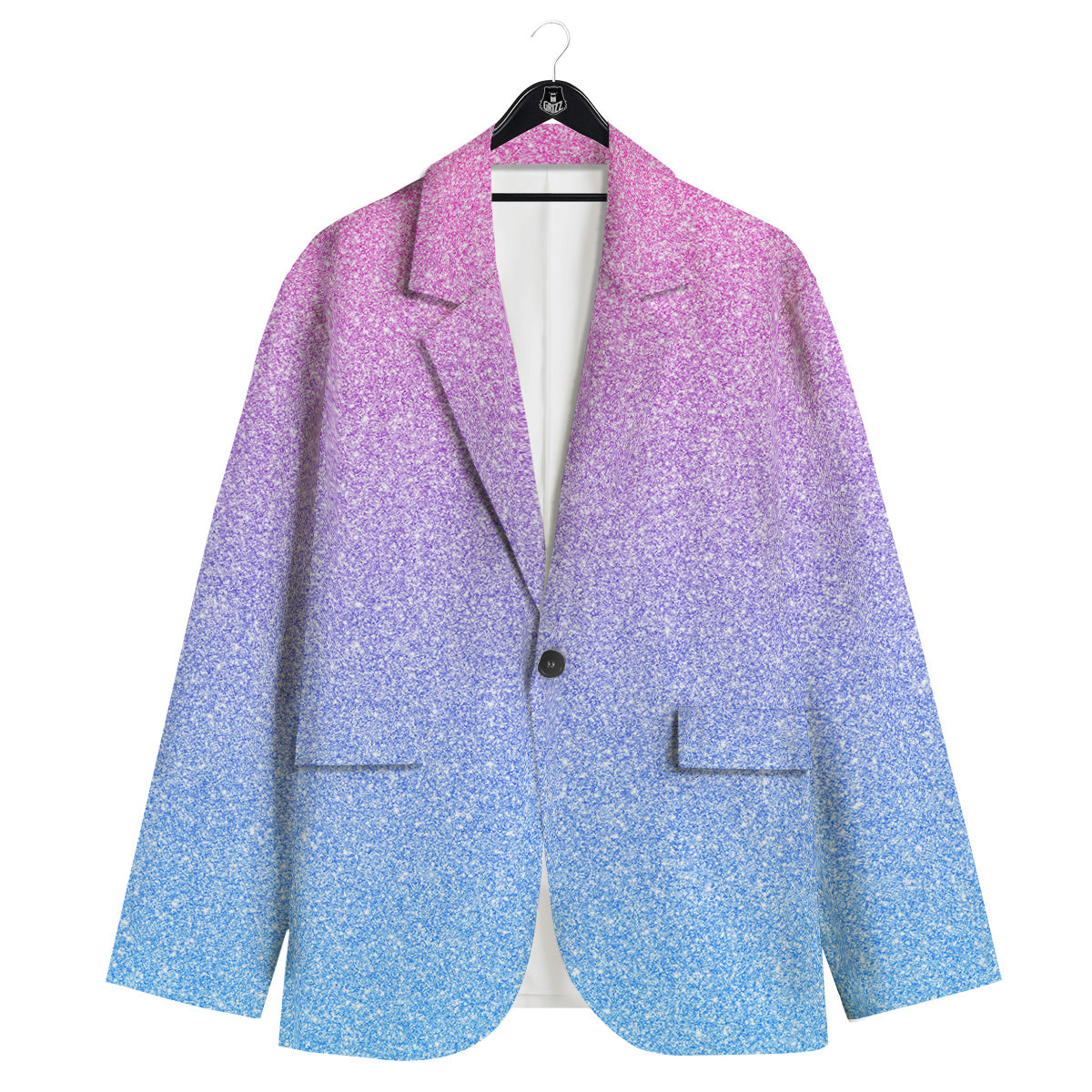 Glitter Artwork Pastel Print Pattern Men's Sport Coat-grizzshop