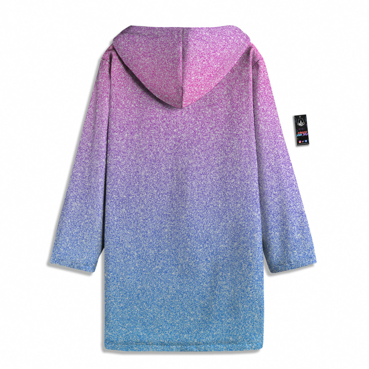 Glitter Artwork Pastel Print Pattern Men's Windbreaker Jacket-grizzshop