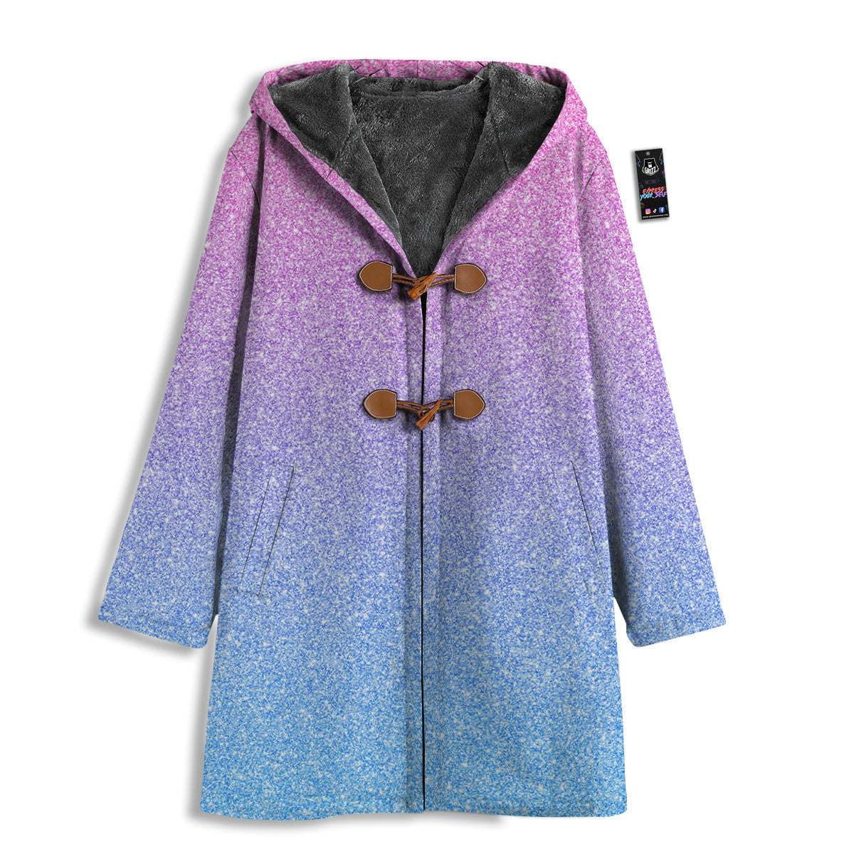 Glitter Artwork Pastel Print Pattern Men's Windbreaker Jacket-grizzshop