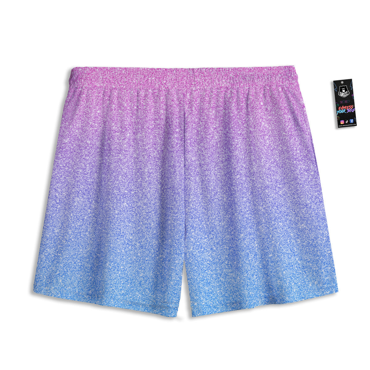 Kente Ghana Print Pattern Mesh Shorts