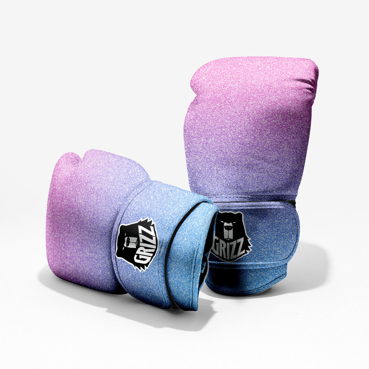 Glitter Artwork Pastel Print Pattern Pro Boxing Glove