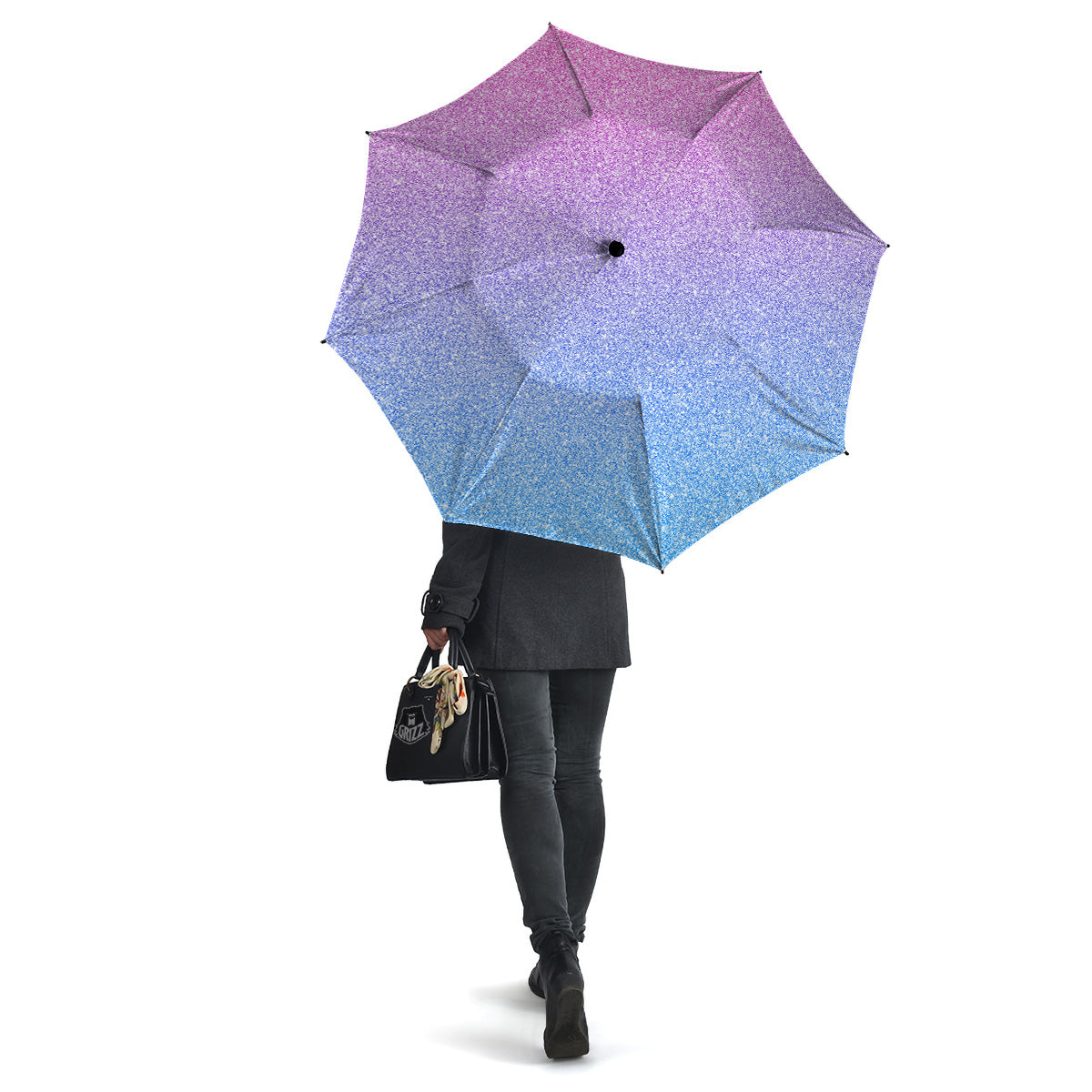 Glitter Artwork Pastel Print Pattern Umbrella-grizzshop