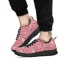 Glitter Artwork Pink Print Black Sneaker-grizzshop