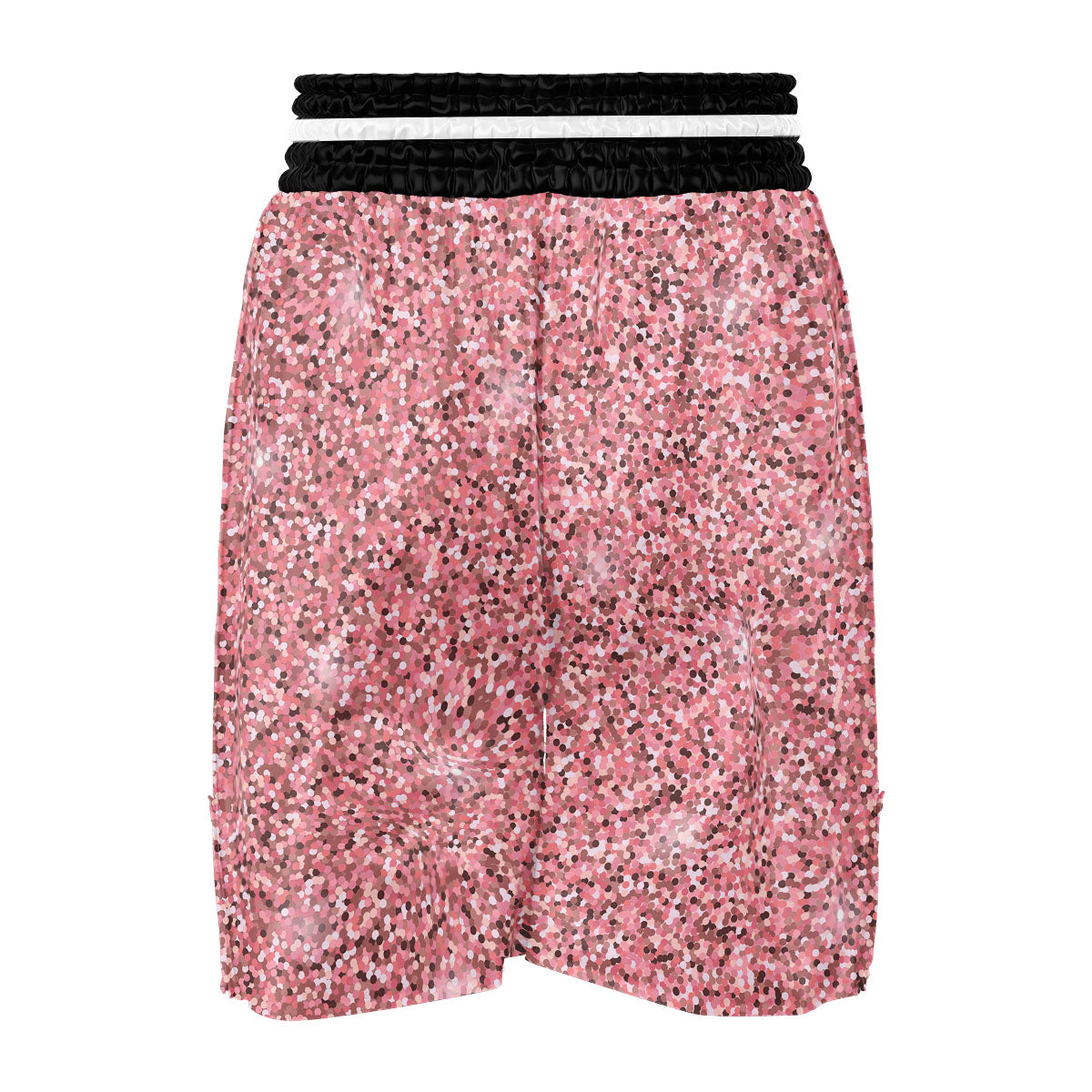 Glitter Artwork Pink Print Boxing Shorts-grizzshop
