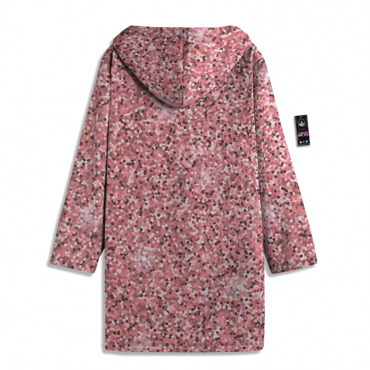 Glitter Artwork Pink Print Men's Windbreaker Jacket-grizzshop