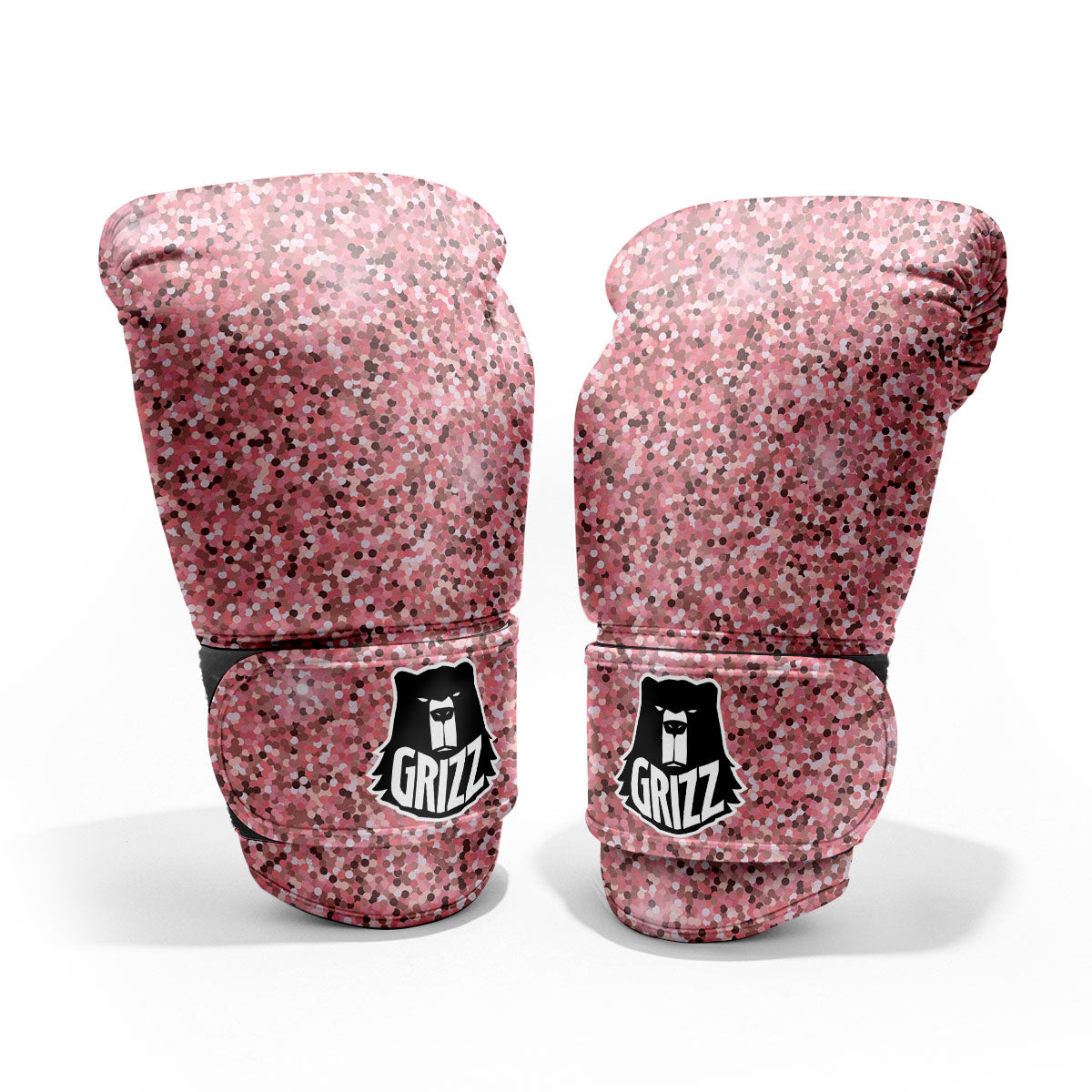 Glitter Artwork Pink Print Pro Boxing Glove