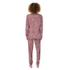 Glitter Artwork Pink Print Women's Pajamas-grizzshop