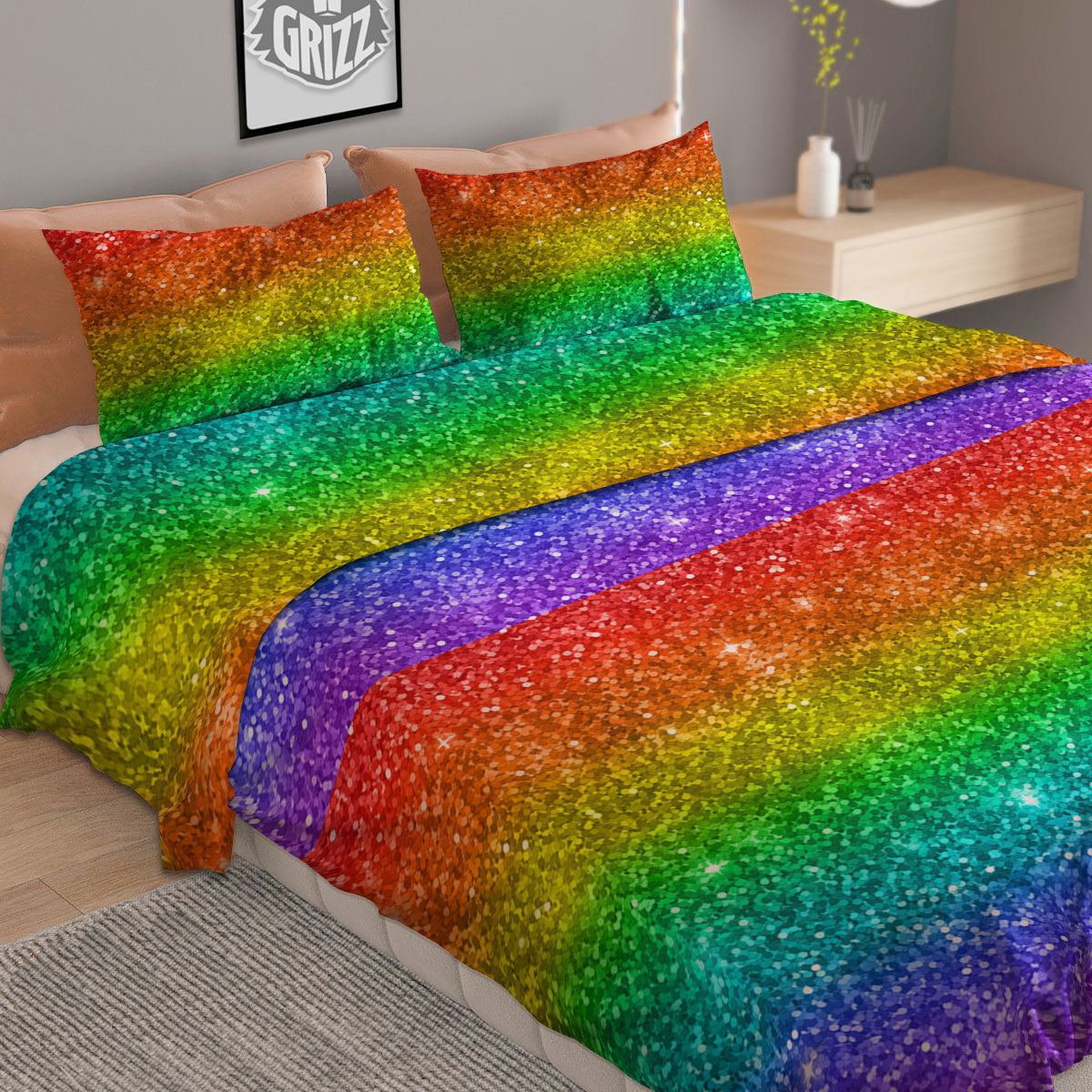 Geometric Turquoise Aztec Print Pattern Duvet Cover Bedding Set