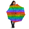 Glitter Rainbow Print Pattern Umbrella-grizzshop