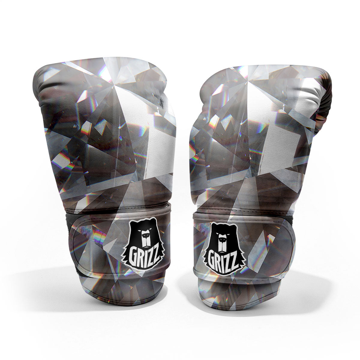 Glitter Texture Diamond Print Pro Boxing Glove