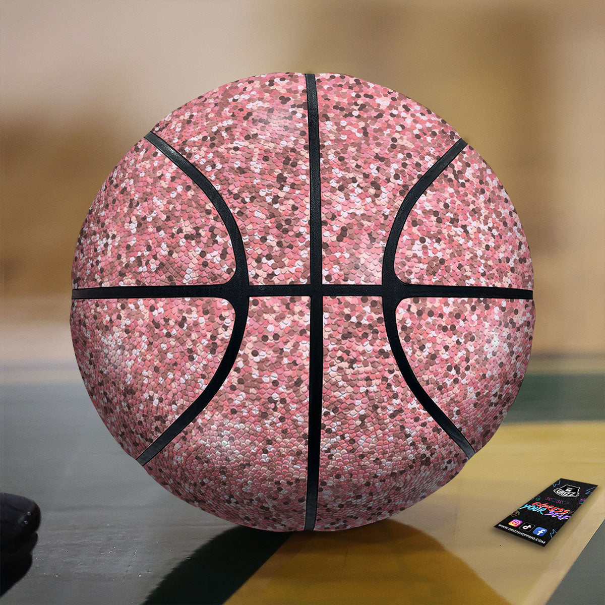 Geometric Turquoise Aztec Print Pattern Basketball