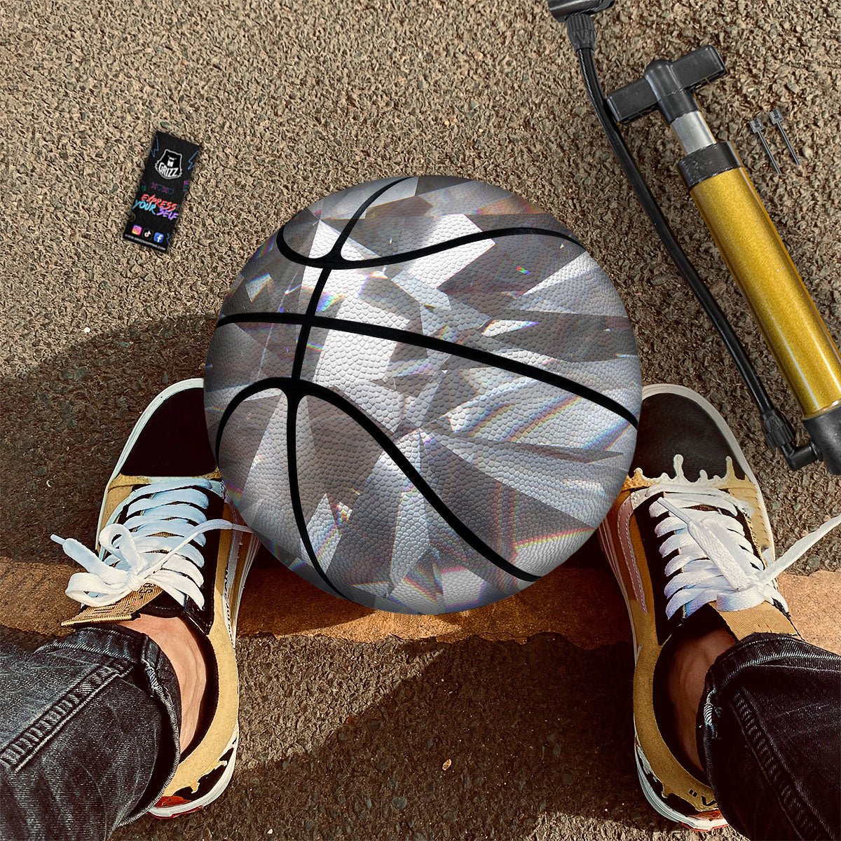 High Mountain Print Basketball