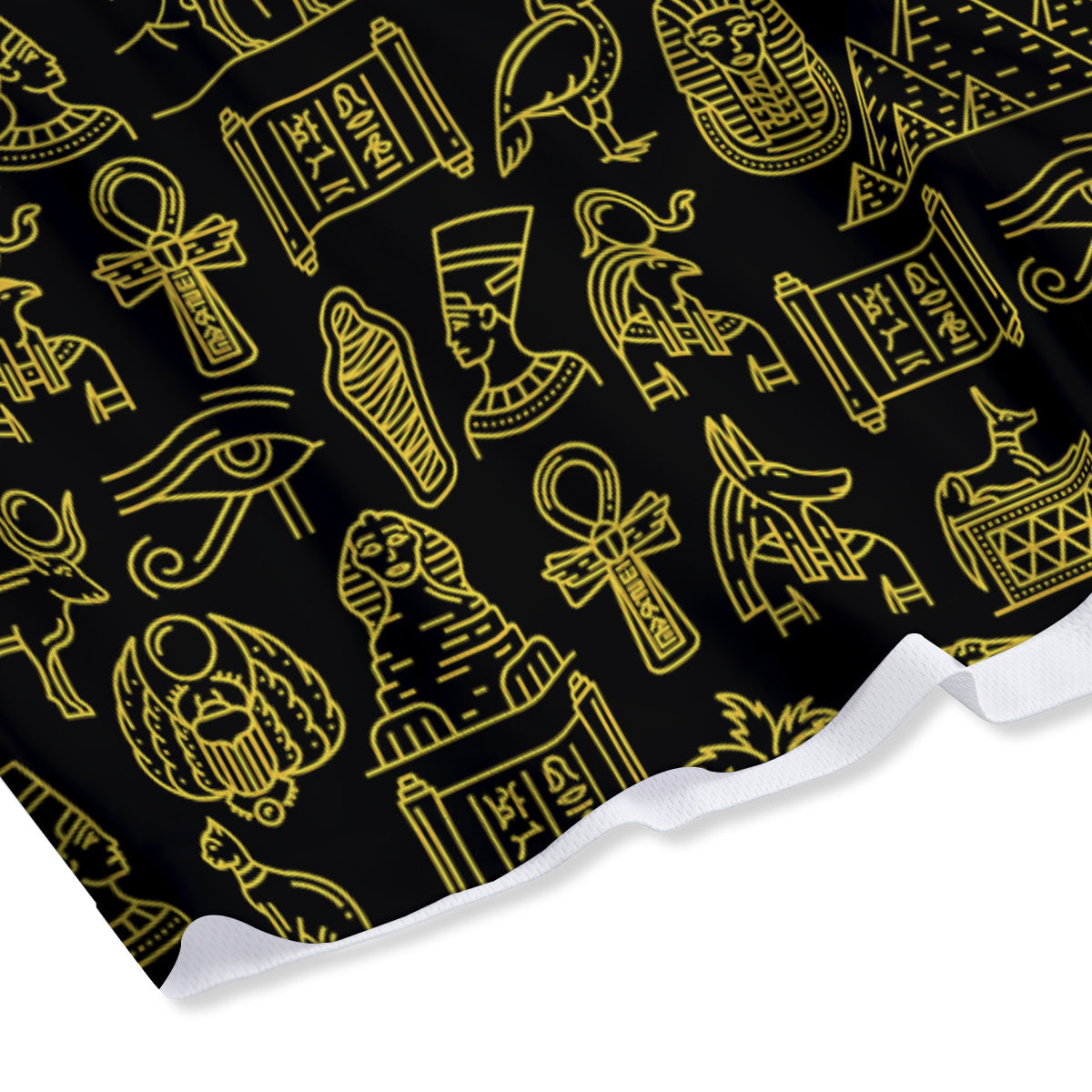 Heartbeat Green Print Pattern Mesh Shorts