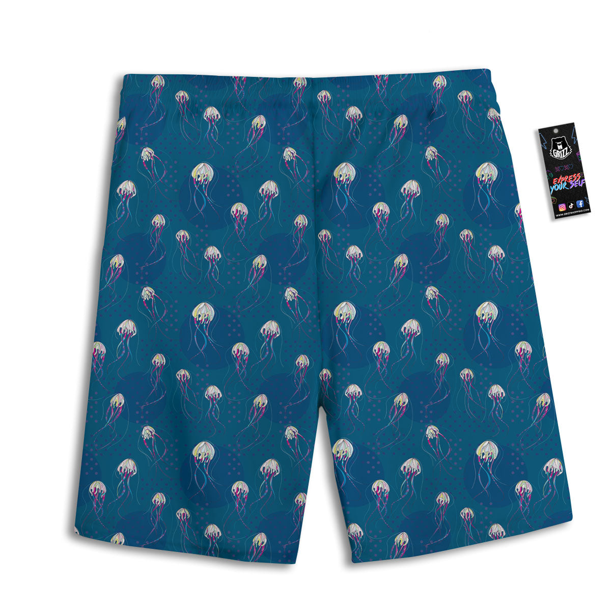 Himalaya Mountain Print Men's Athletic Shorts