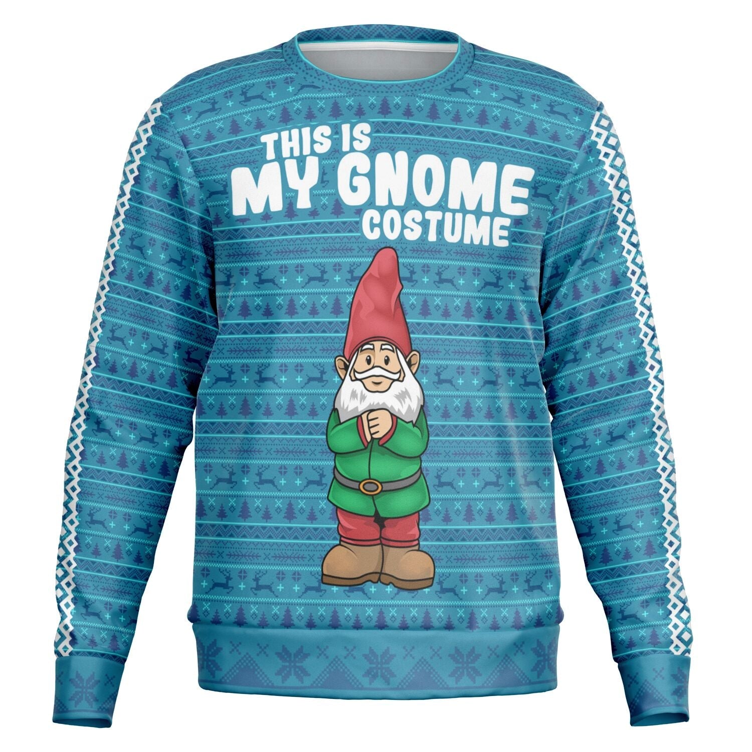 Gnome Costume Ugly Christmas Sweater-grizzshop