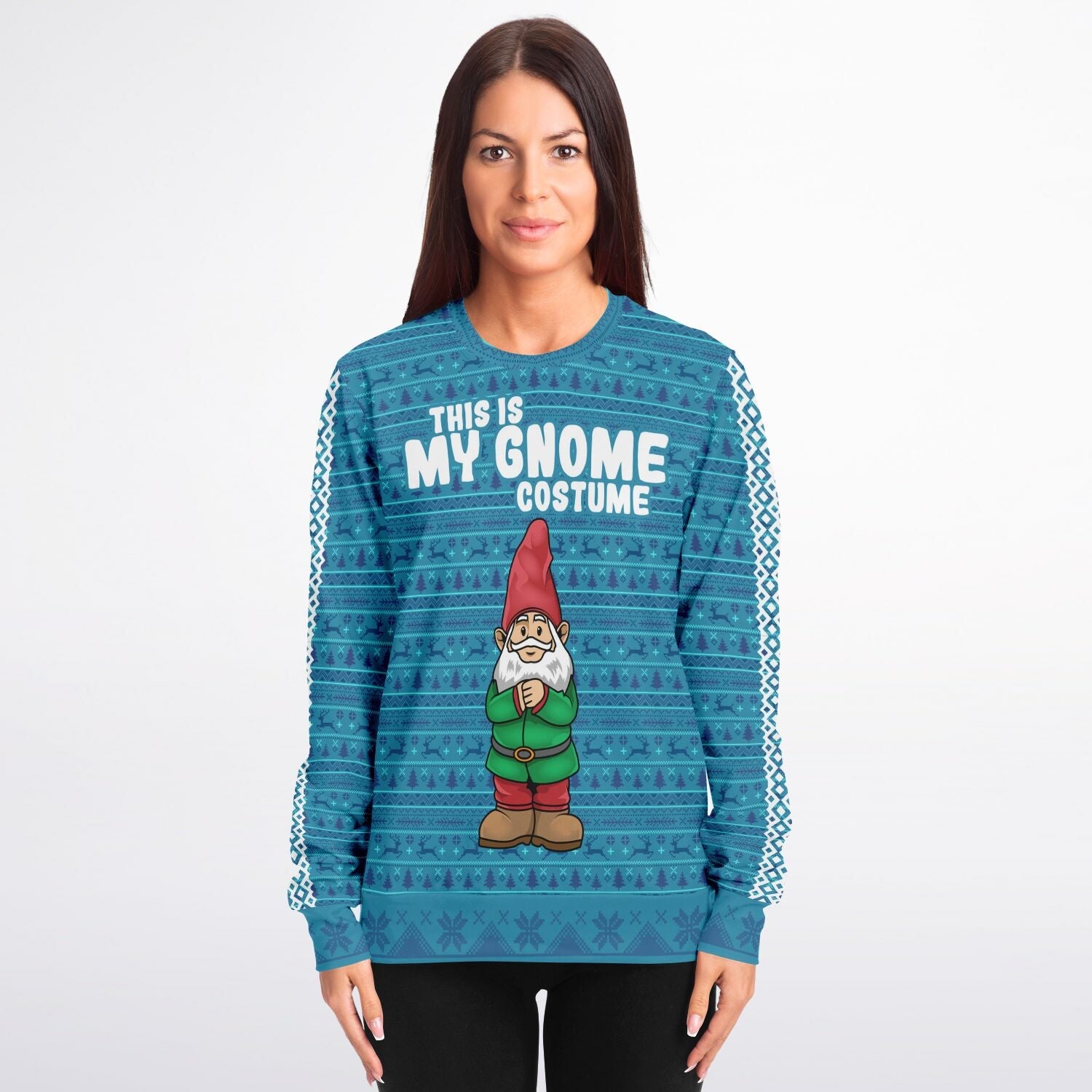 Gnome Costume Ugly Christmas Sweater-grizzshop