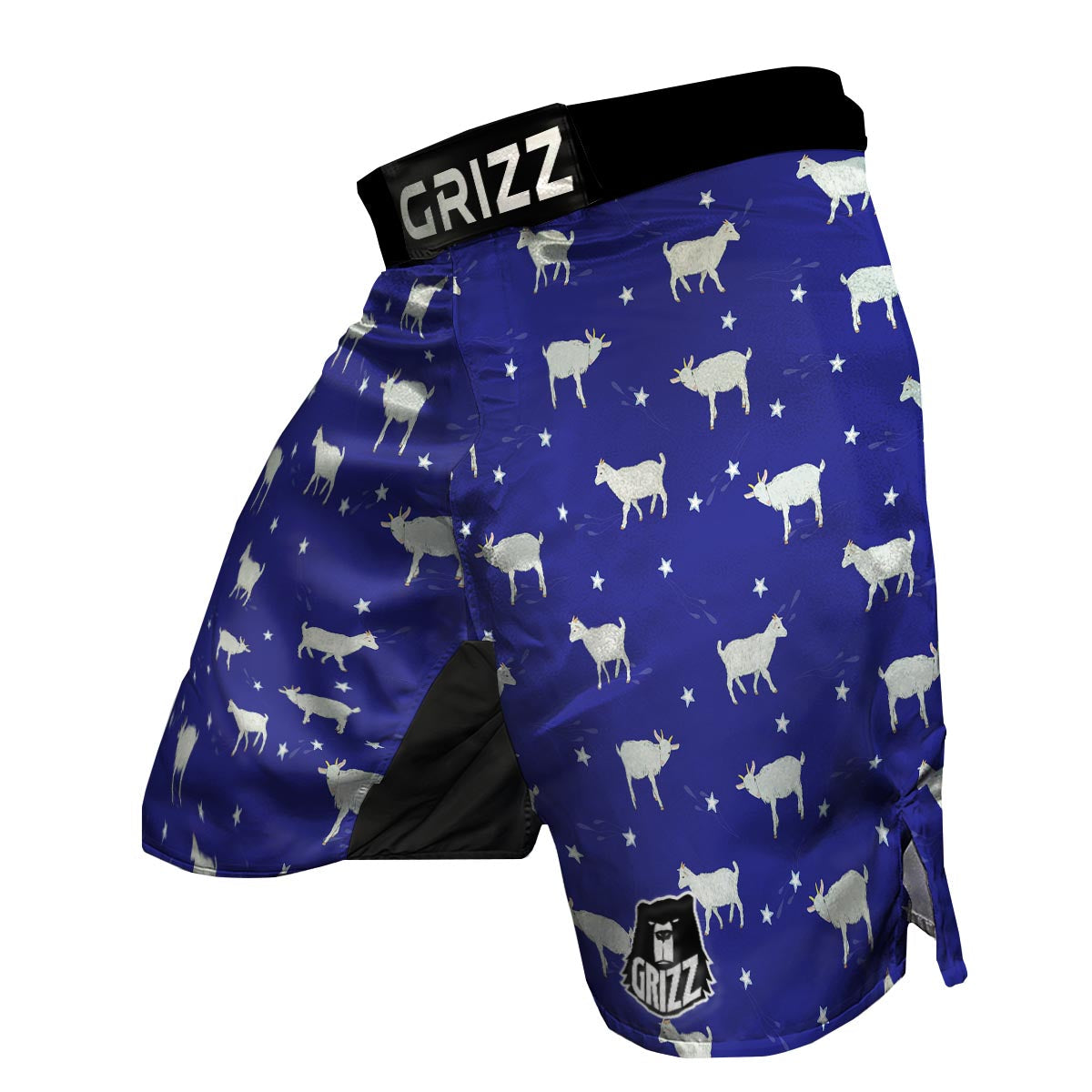 Goat Sheep Pattern Print MMA Shorts-grizzshop