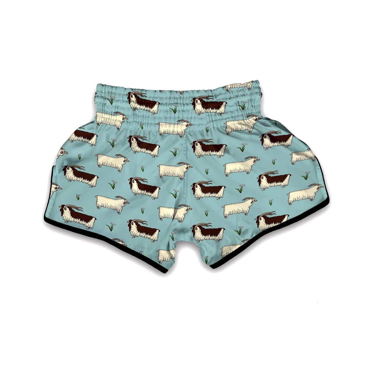 Goat Sheep Print Pattern Muay Thai Boxing Shorts-grizzshop