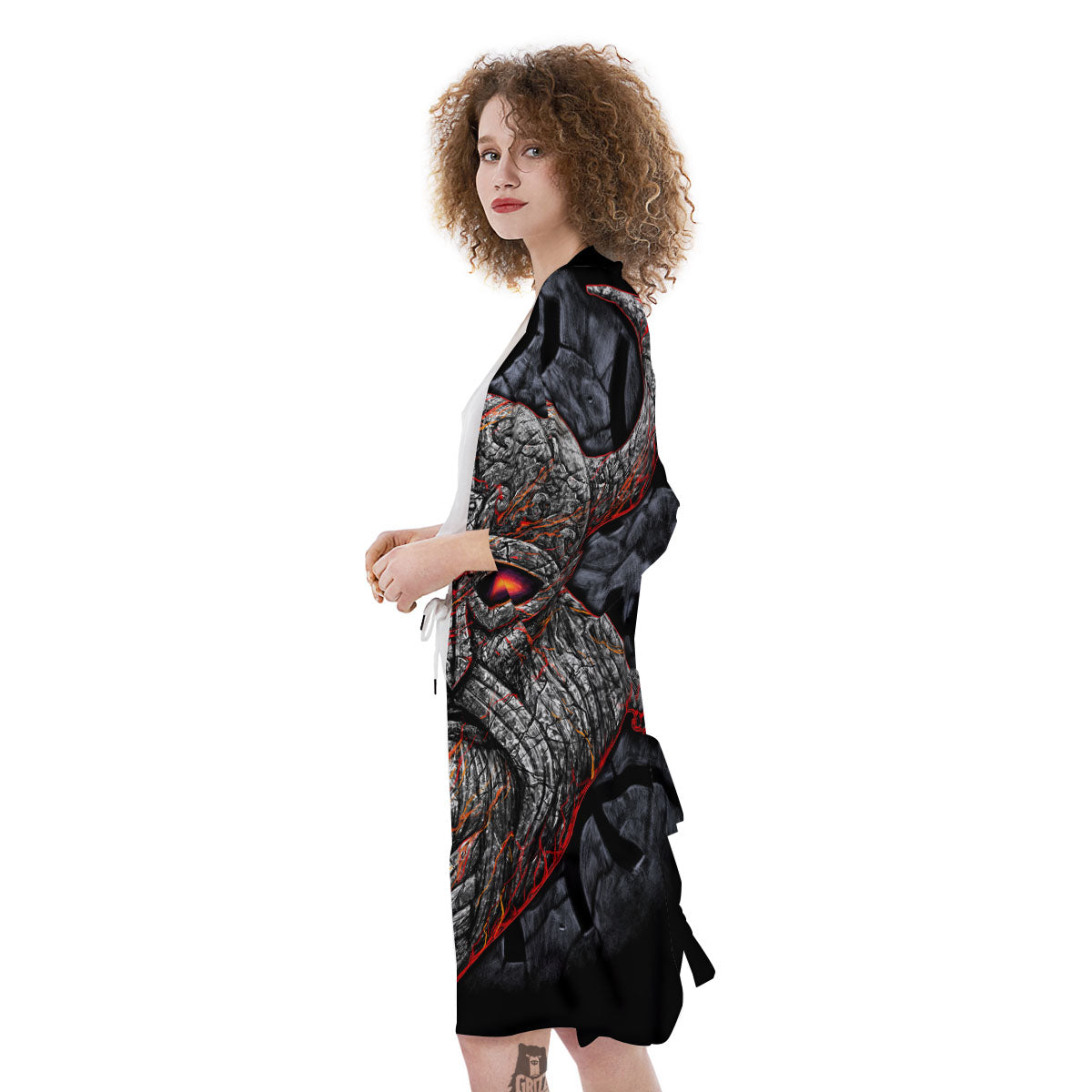 God Odin Ancient Viking Norse Print Kimono-grizzshop