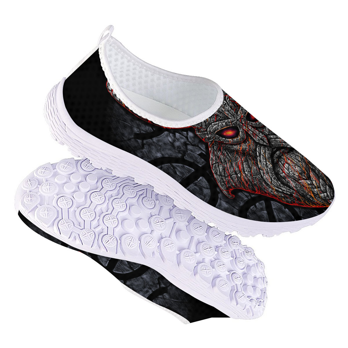 God Odin Ancient Viking Norse Print Nurse Shoes-grizzshop