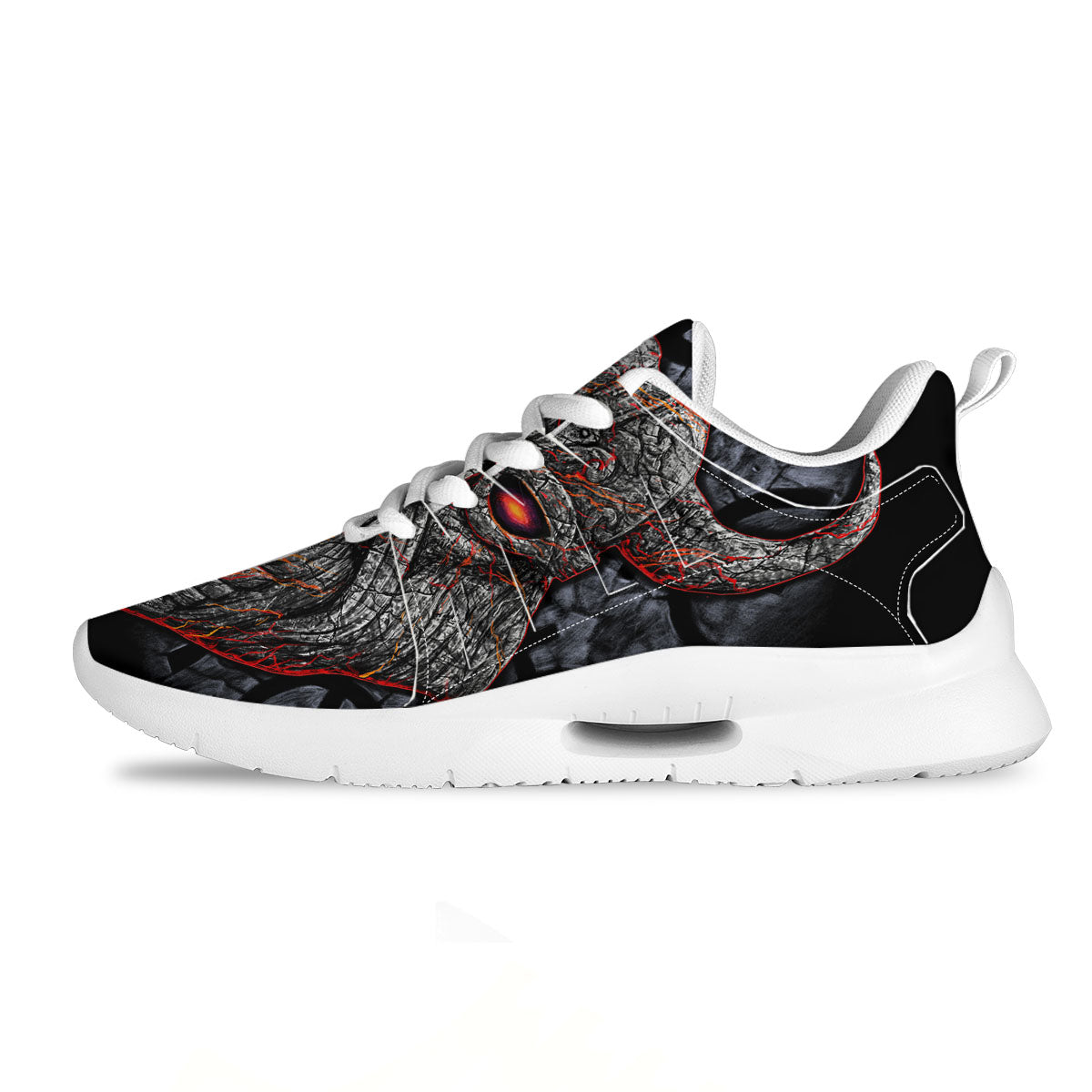 God Odin Ancient Viking Norse Print Tennis Shoes-grizzshop