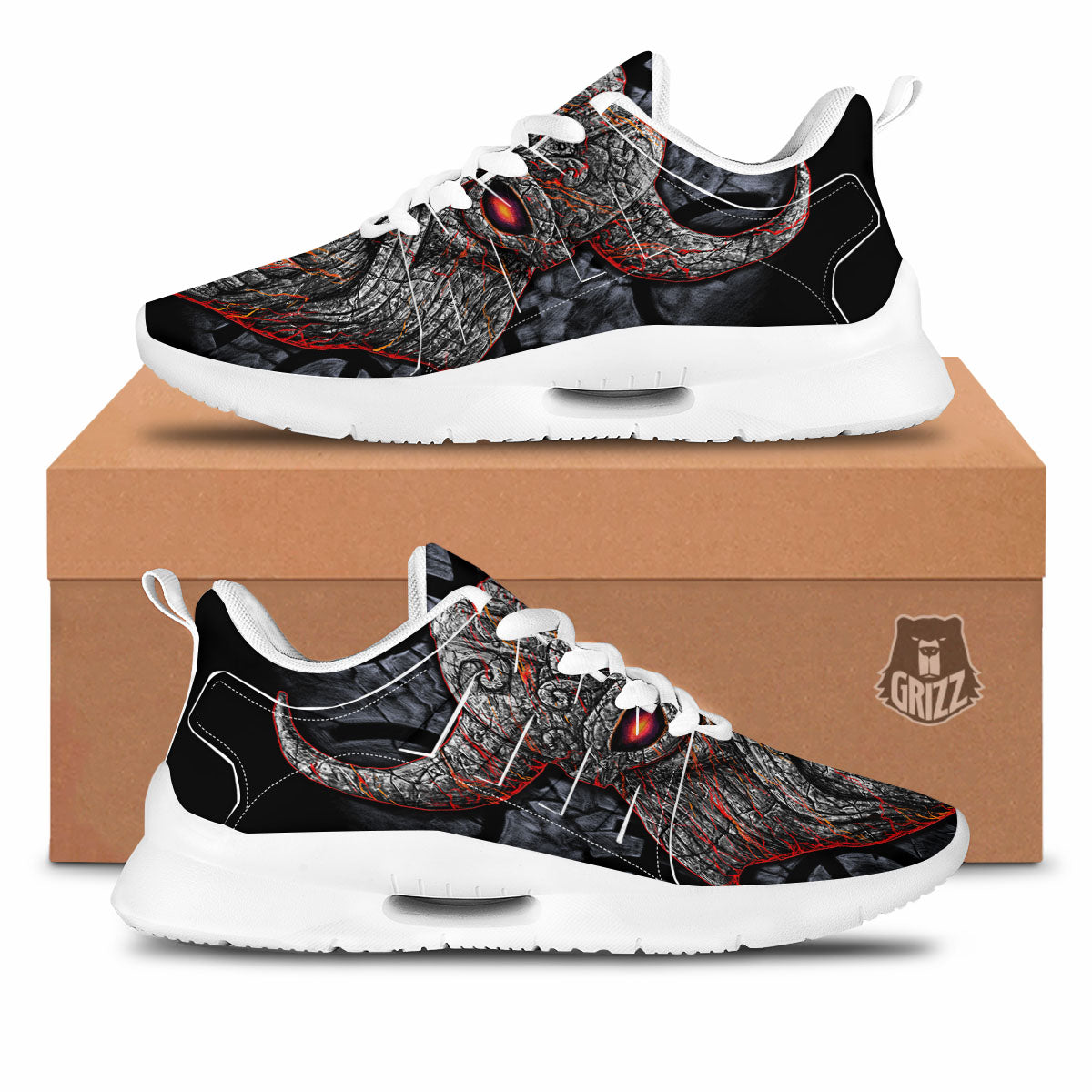 God Odin Ancient Viking Norse Print Tennis Shoes-grizzshop