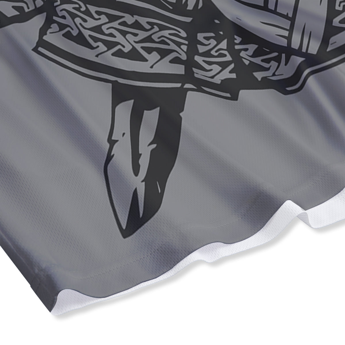 Kimono Floral Print Pattern Mesh Shorts