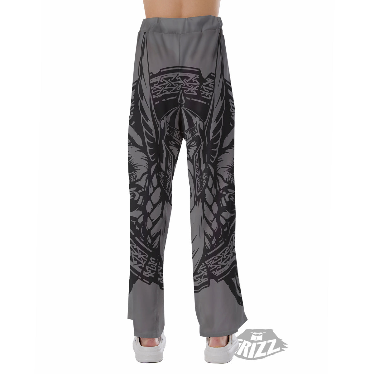 God Odin Grey Color Print Pajama Pants-grizzshop