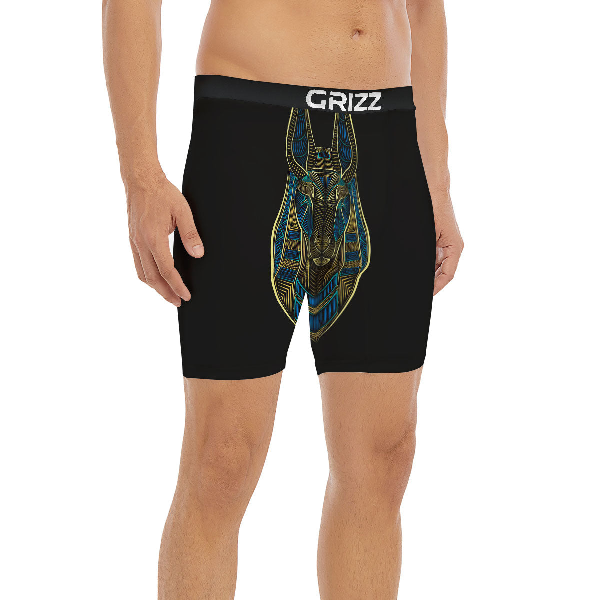 Gods Ancient Egyptian Print Boxer Briefs-grizzshop