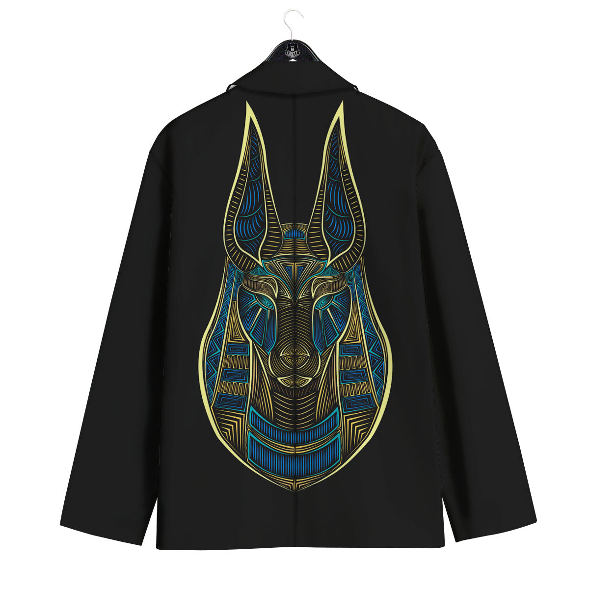 Gods Ancient Egyptian Print Men's Sport Coat-grizzshop
