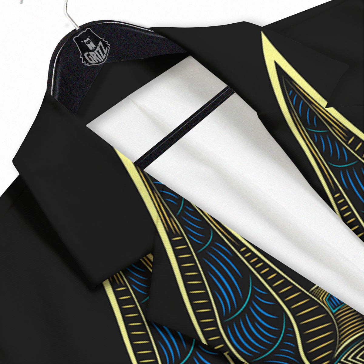 Gods Ancient Egyptian Print Men's Sport Coat-grizzshop