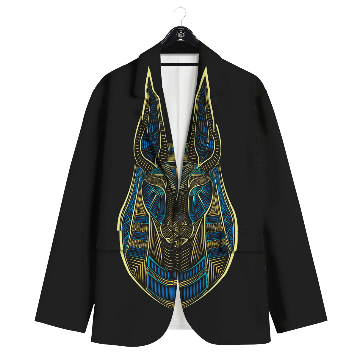 Gods Ancient Egyptian Print Men's Sport Coat-grizzshop