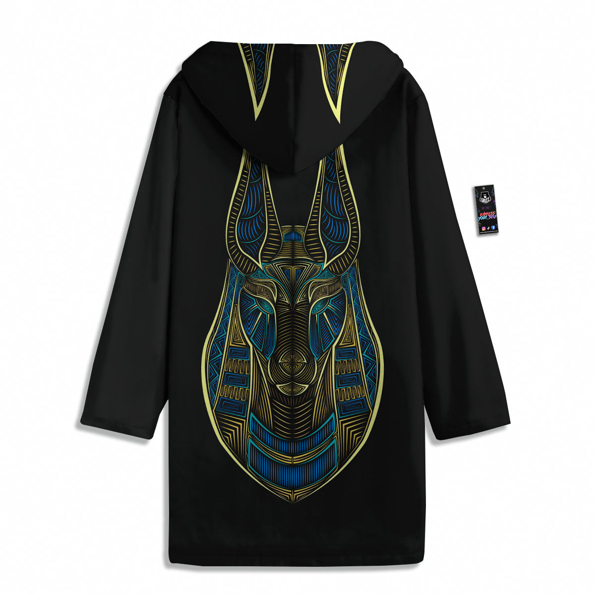 Gods Ancient Egyptian Print Men's Windbreaker Jacket-grizzshop