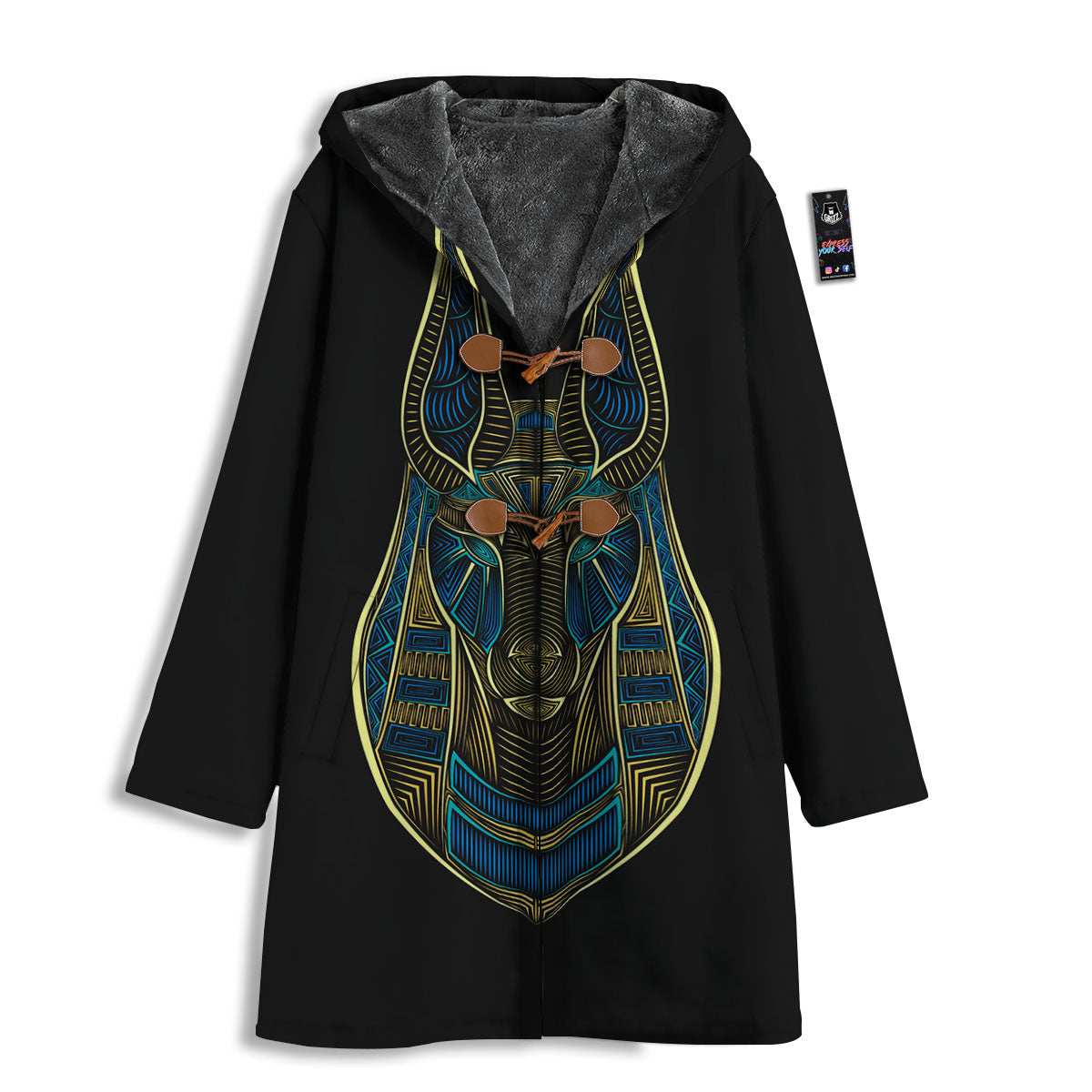 Gods Ancient Egyptian Print Men's Windbreaker Jacket-grizzshop