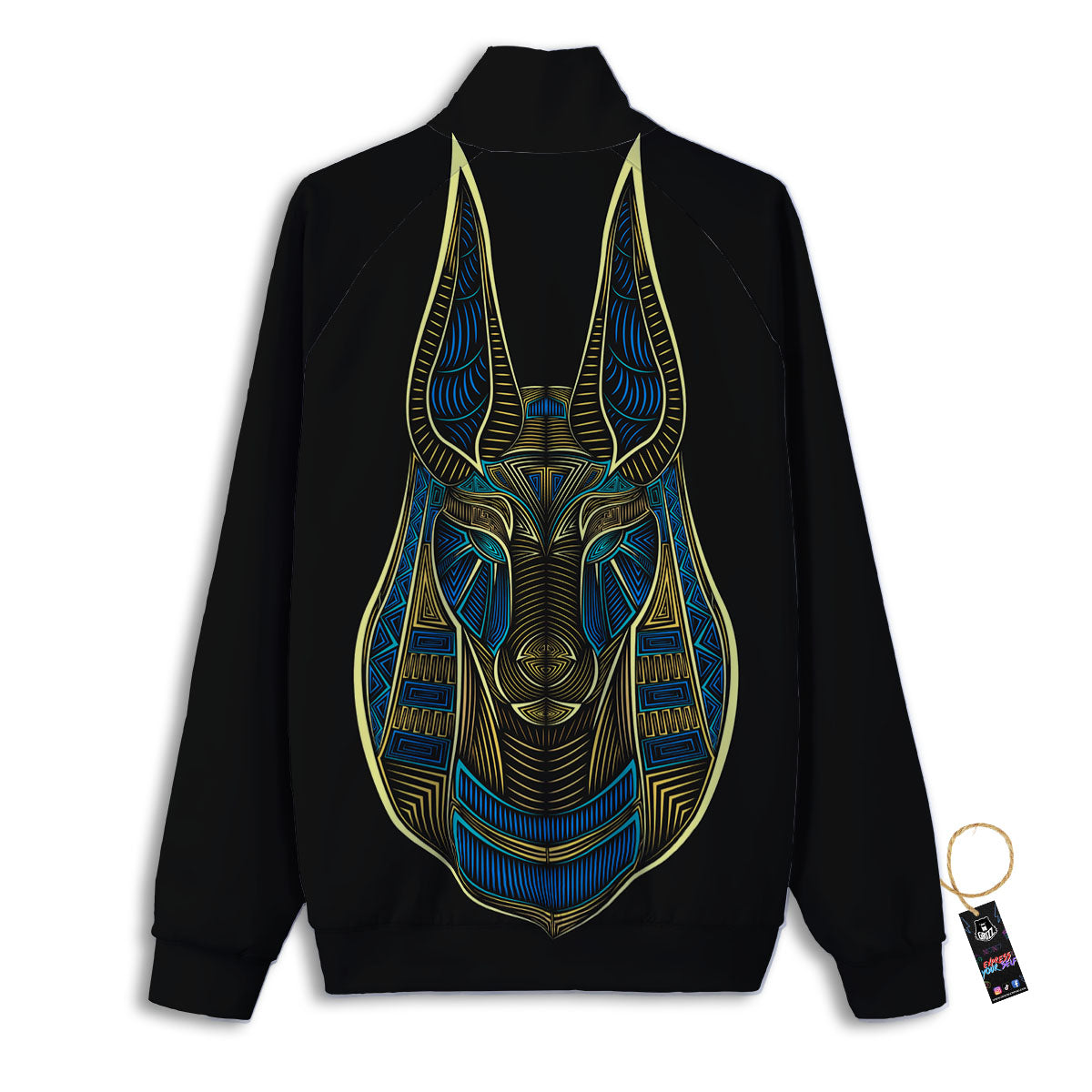 Gods Ancient Egyptian Print Track Jacket-grizzshop