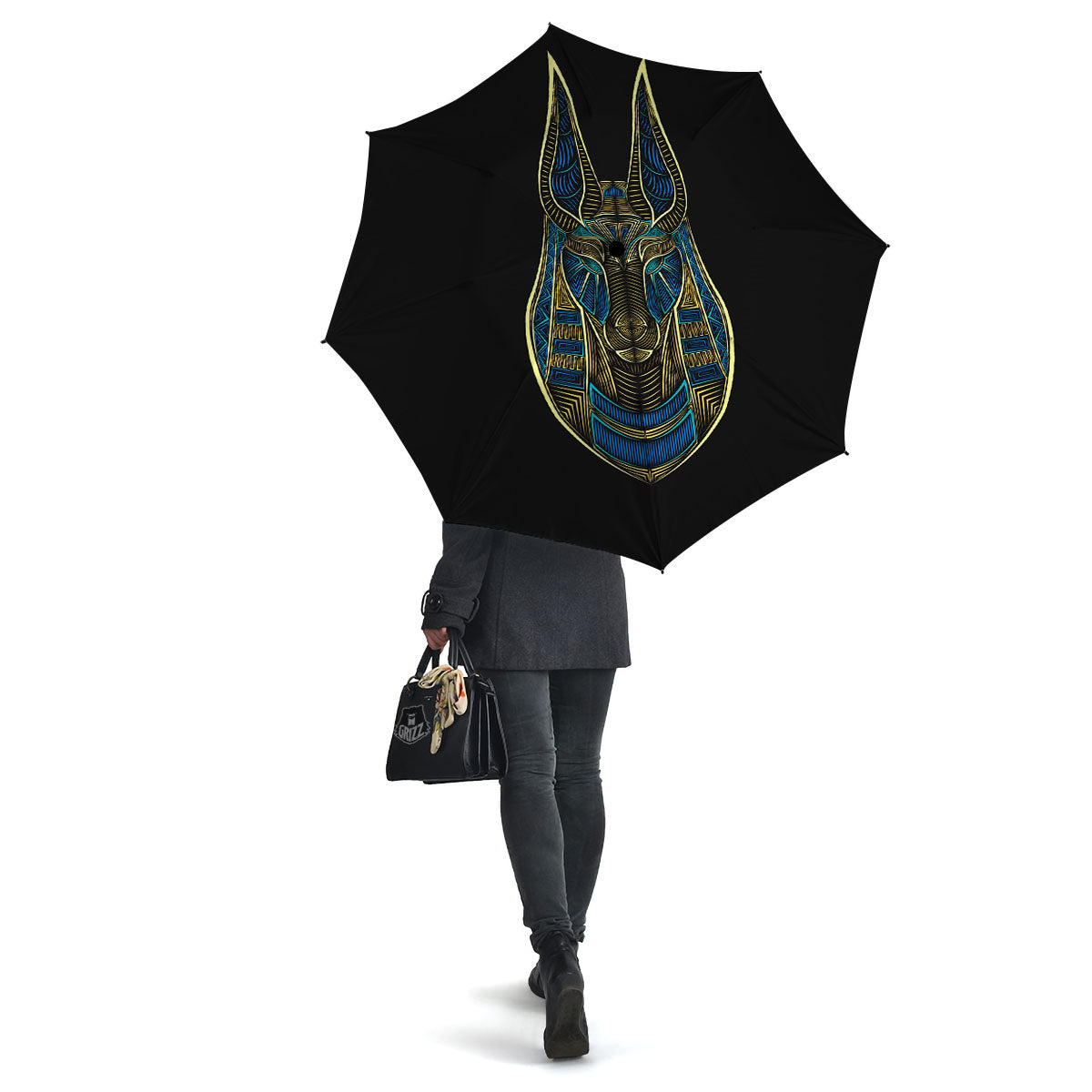 Gods Ancient Egyptian Print Umbrella-grizzshop