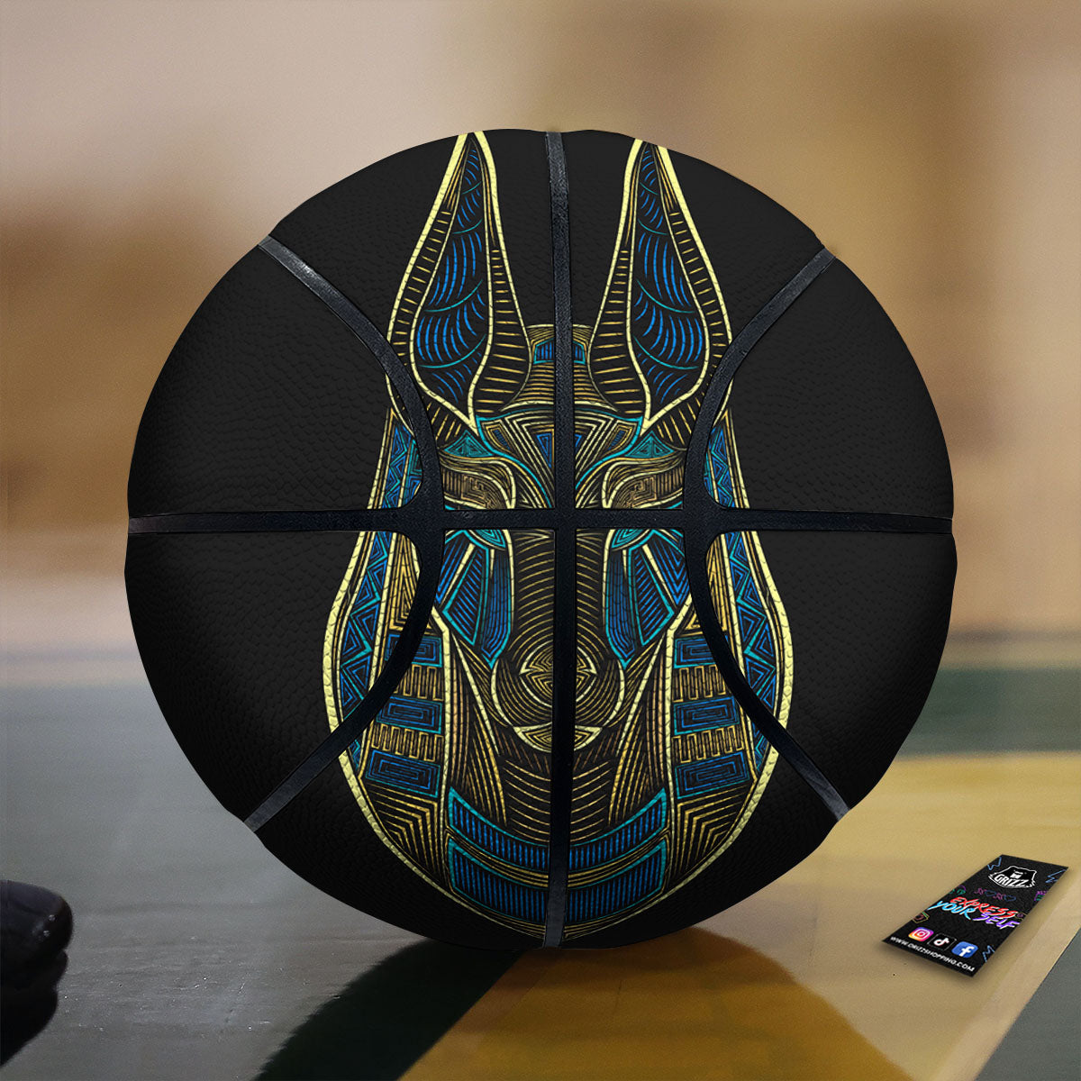 Gods Ancient Egyptian Print Basketball