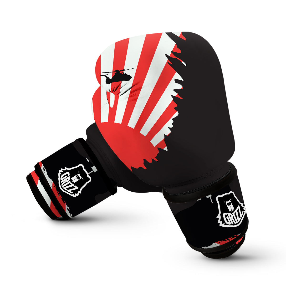 Godzilla Japanese Kamikaze Print Boxing Gloves-grizzshop