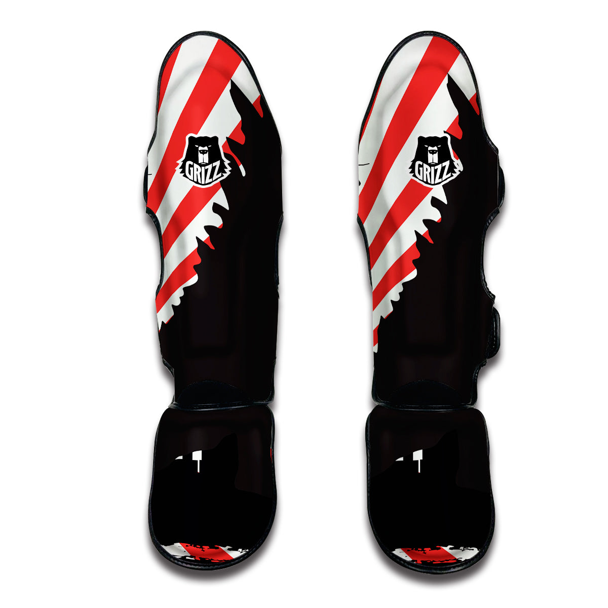 Godzilla Japanese Kamikaze Print Muay Thai Shin Guards-grizzshop