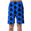 Godzilla Japanese Pattern Print Men's Shorts-grizzshop