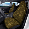 Gold Ancient Egypt Print Pattern Car Seat Covers-grizzshop