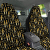 Gold And Black Egypt Ancient Mythology Print Pattern Car Seat Covers-grizzshop