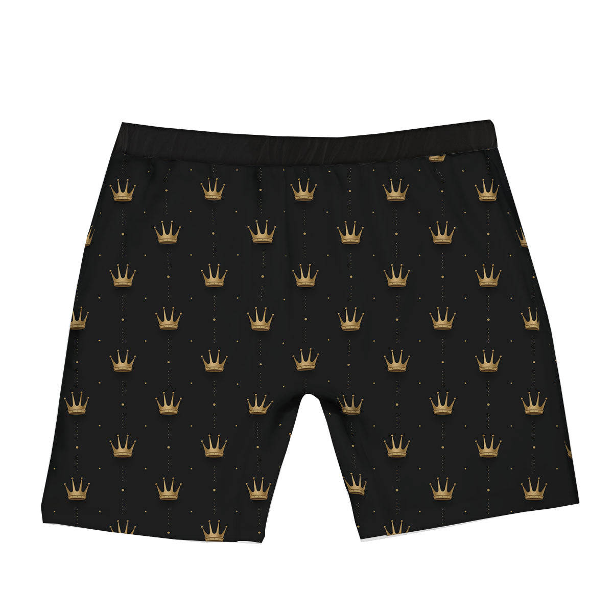 Gold Crown Print Pattern Boxer Briefs-grizzshop