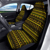 Gold Egypt Ethnic Print Car Seat Covers-grizzshop