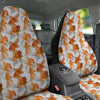 Gold Fish And White Print Pattern Car Seat Covers-grizzshop