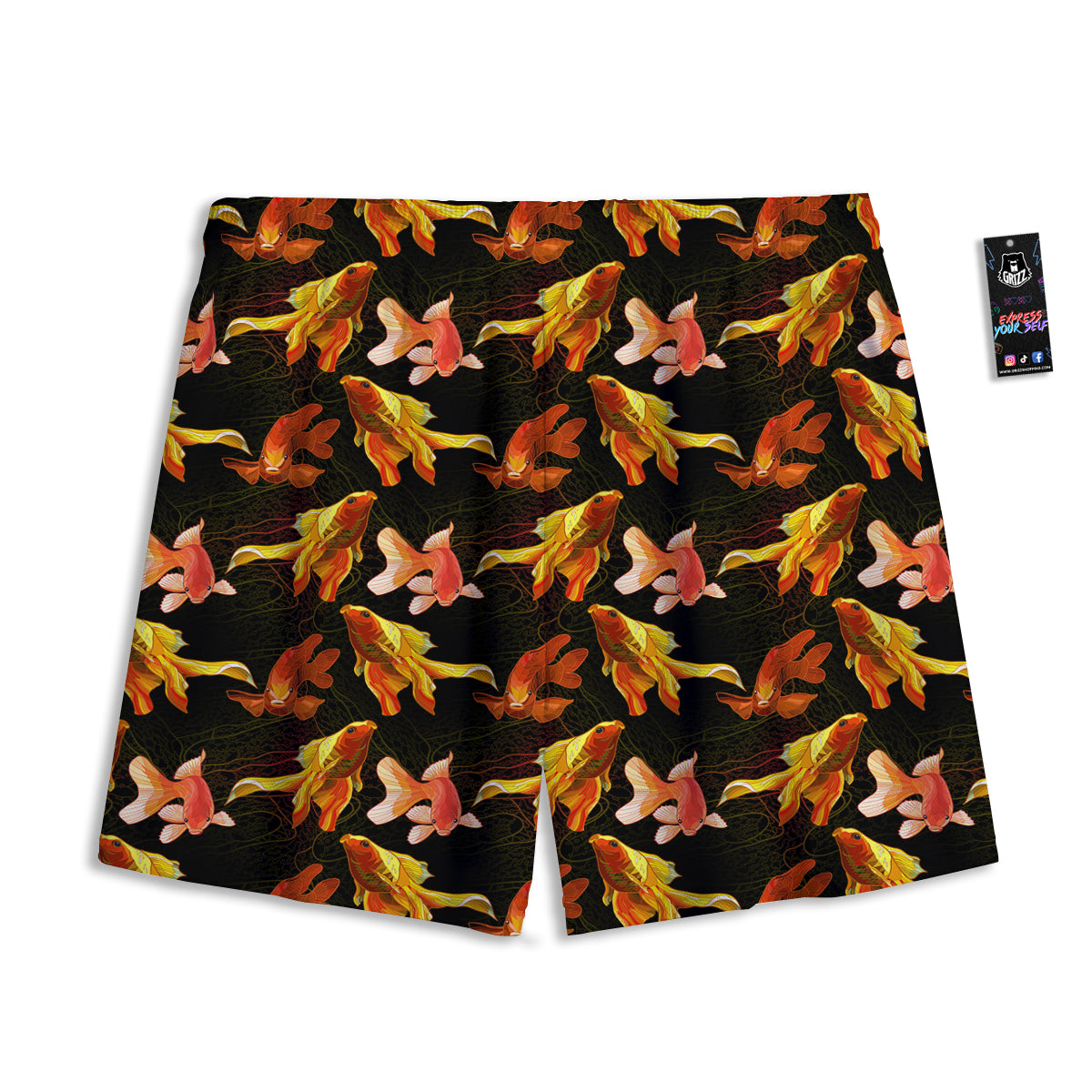 Hieroglyphs Egyptian Print Mesh Shorts